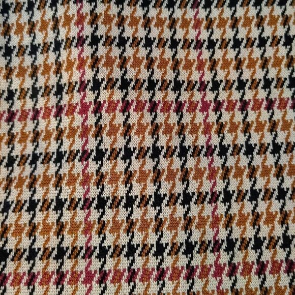 Maurices Brown Black Red Plaid High Rise Mini Skirt Size Small - Picture 2 of 14